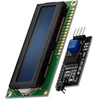 AZDelivery Modulo Pantalla LCD Display Azul HD44780 1602 con Interfaz I2C 16x2 caracteres blancos compatible con Arduino…